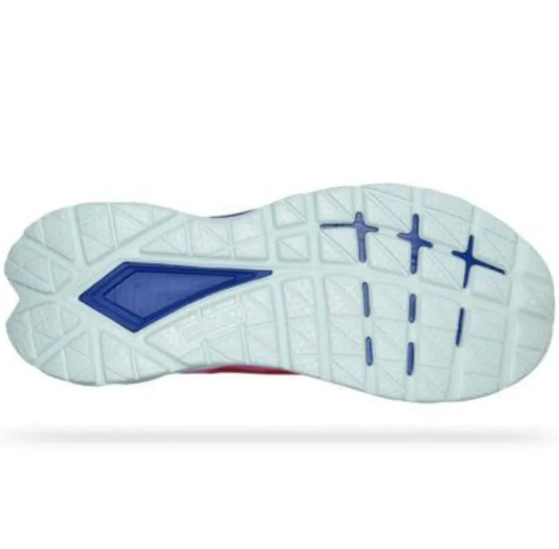 Hoka One One Women's Mach 4 Red/Blue-5